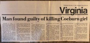 “Man found guilty of killing Coeburn girl”