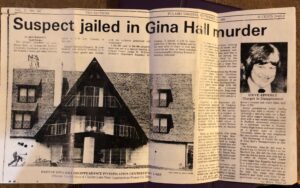 Article, “Suspect jailed in Gina Hall murder”